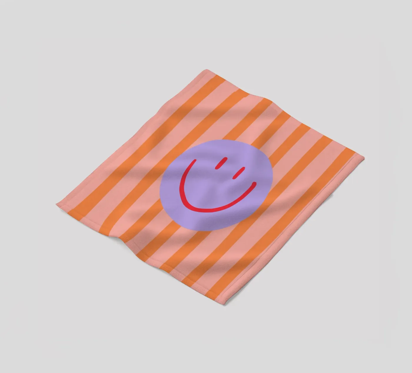 Smile Stripes Fleecedecke von KRUTH DESIGN