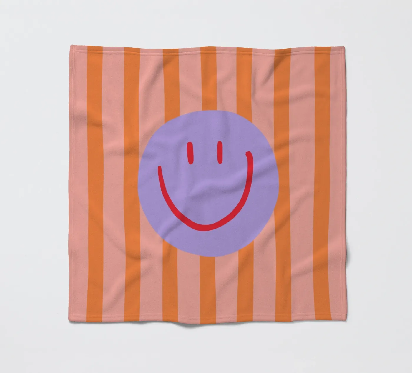 Smile Stripes Fleecedecke von KRUTH DESIGN
