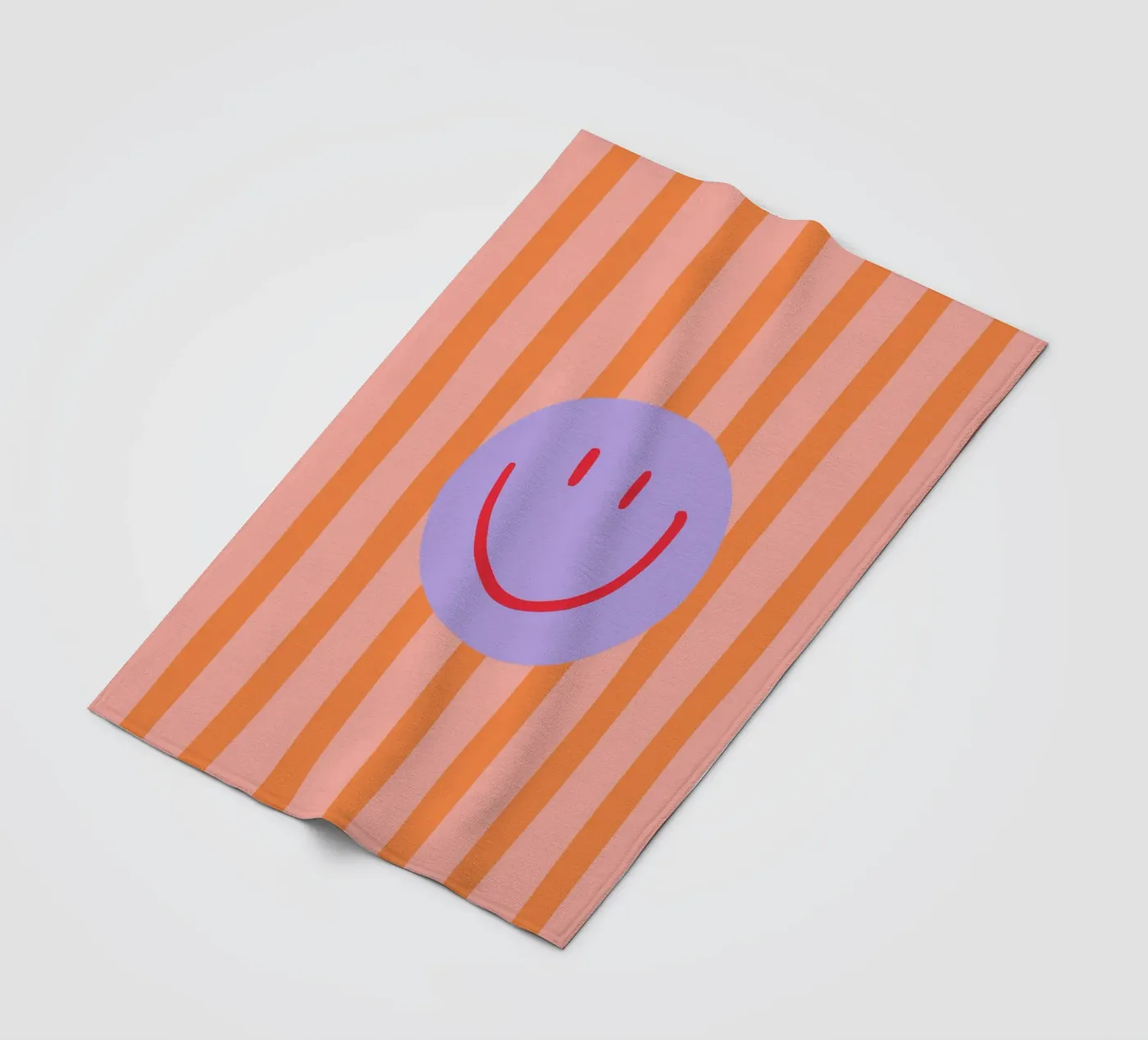Smile Stripes Fleecedecke von KRUTH DESIGN