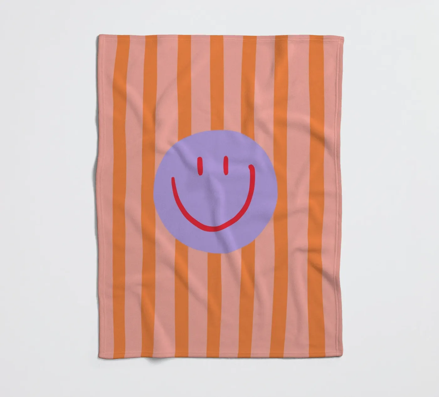 Smile Stripes Fleecedecke von KRUTH DESIGN