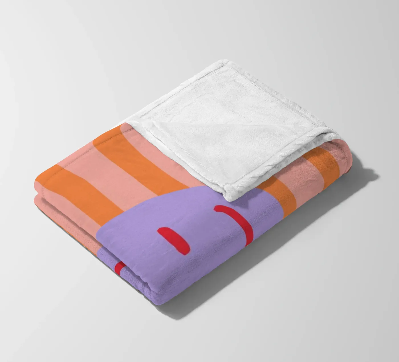 Smile Stripes Fleecedecke von KRUTH DESIGN
