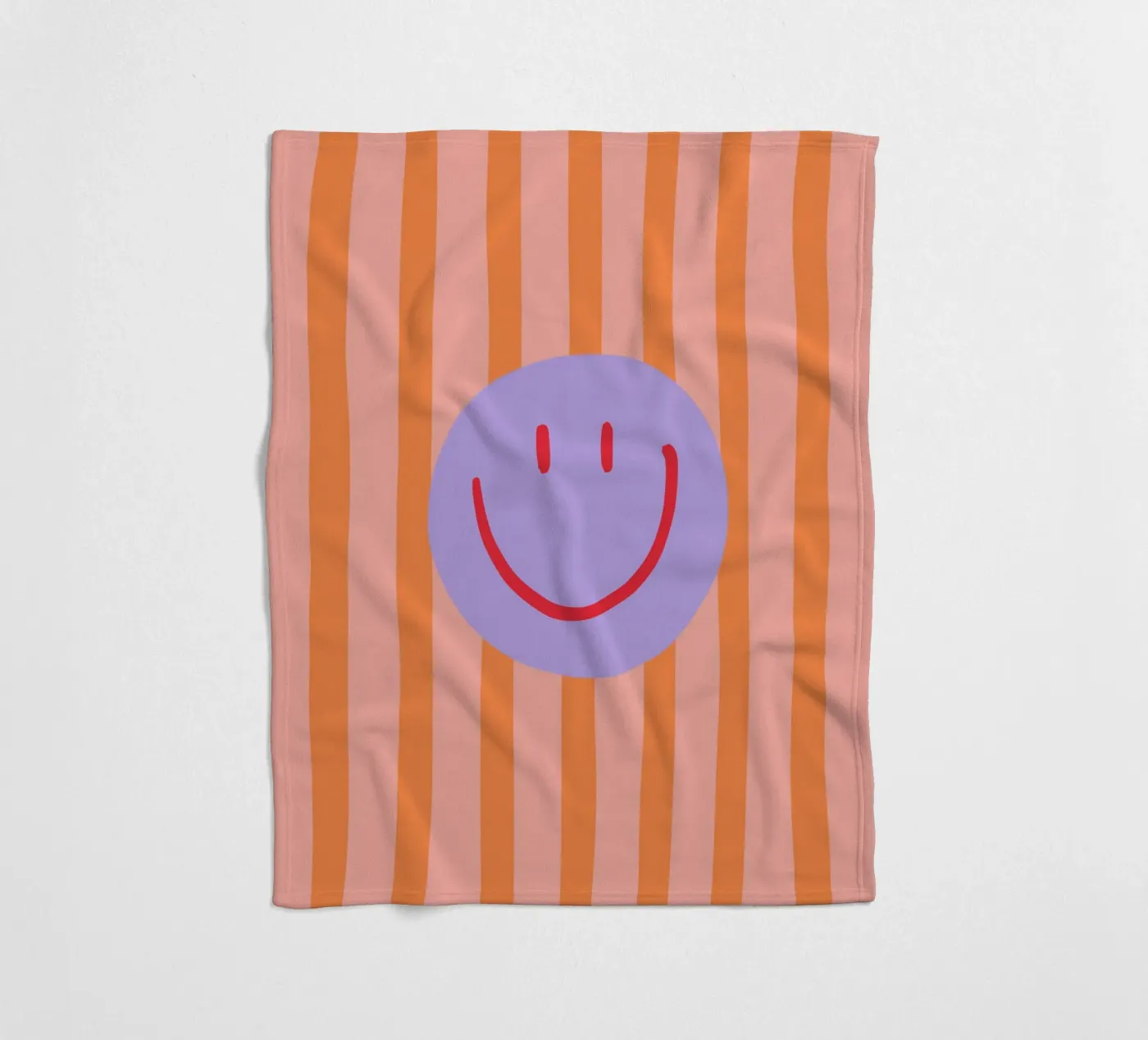Smile Stripes Fleecedecke von KRUTH DESIGN