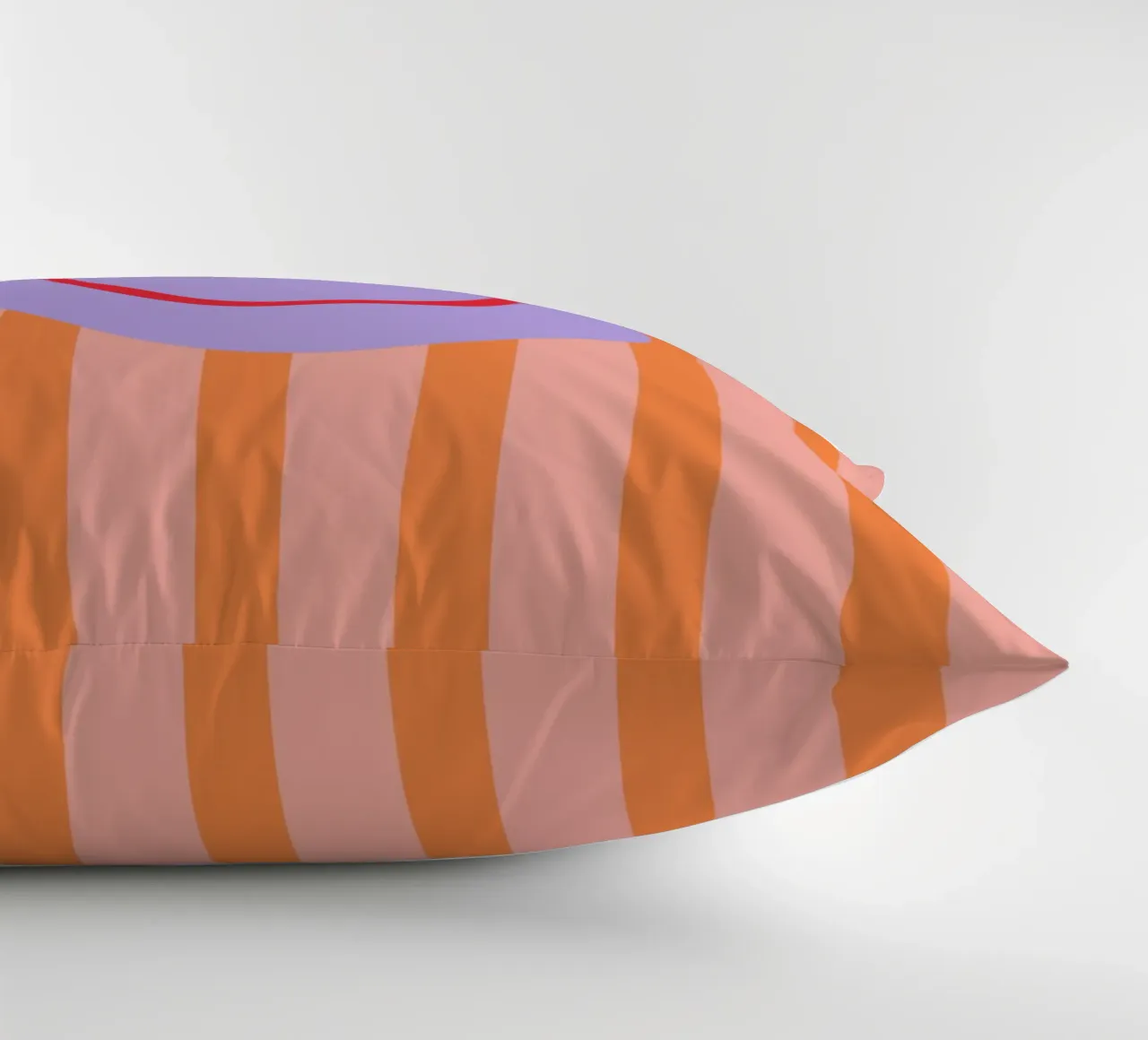 Smile Stripes Kissen von KRUTH DESIGN