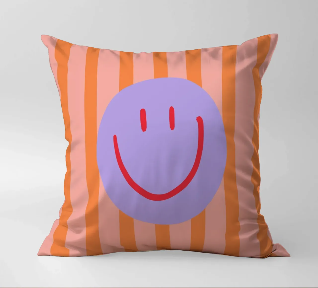 Smile Stripes decorative cushion by KRUTH DESIGN