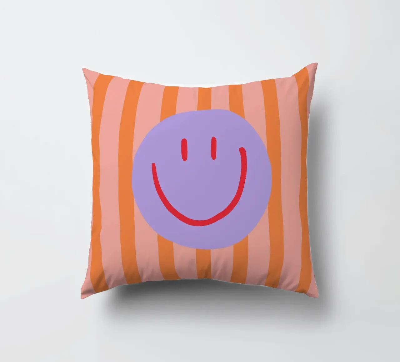 Smile Stripes Kissen von KRUTH DESIGN