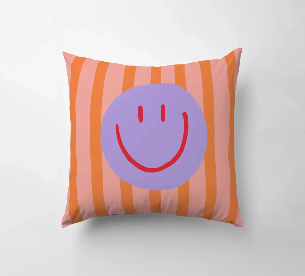 Smile Stripes Kissen von KRUTH DESIGN