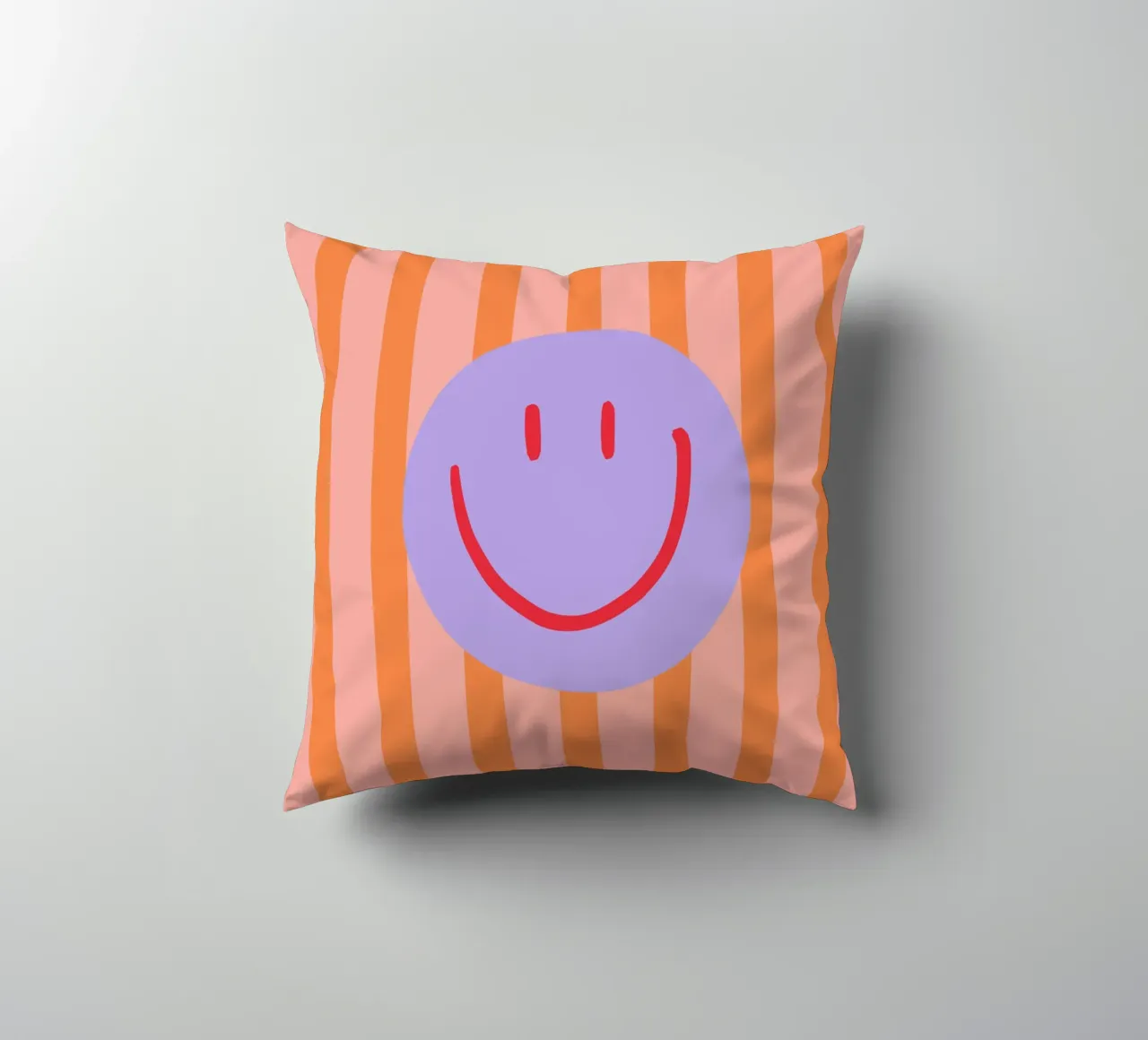 Smile Stripes decorative cushion by KRUTH DESIGN