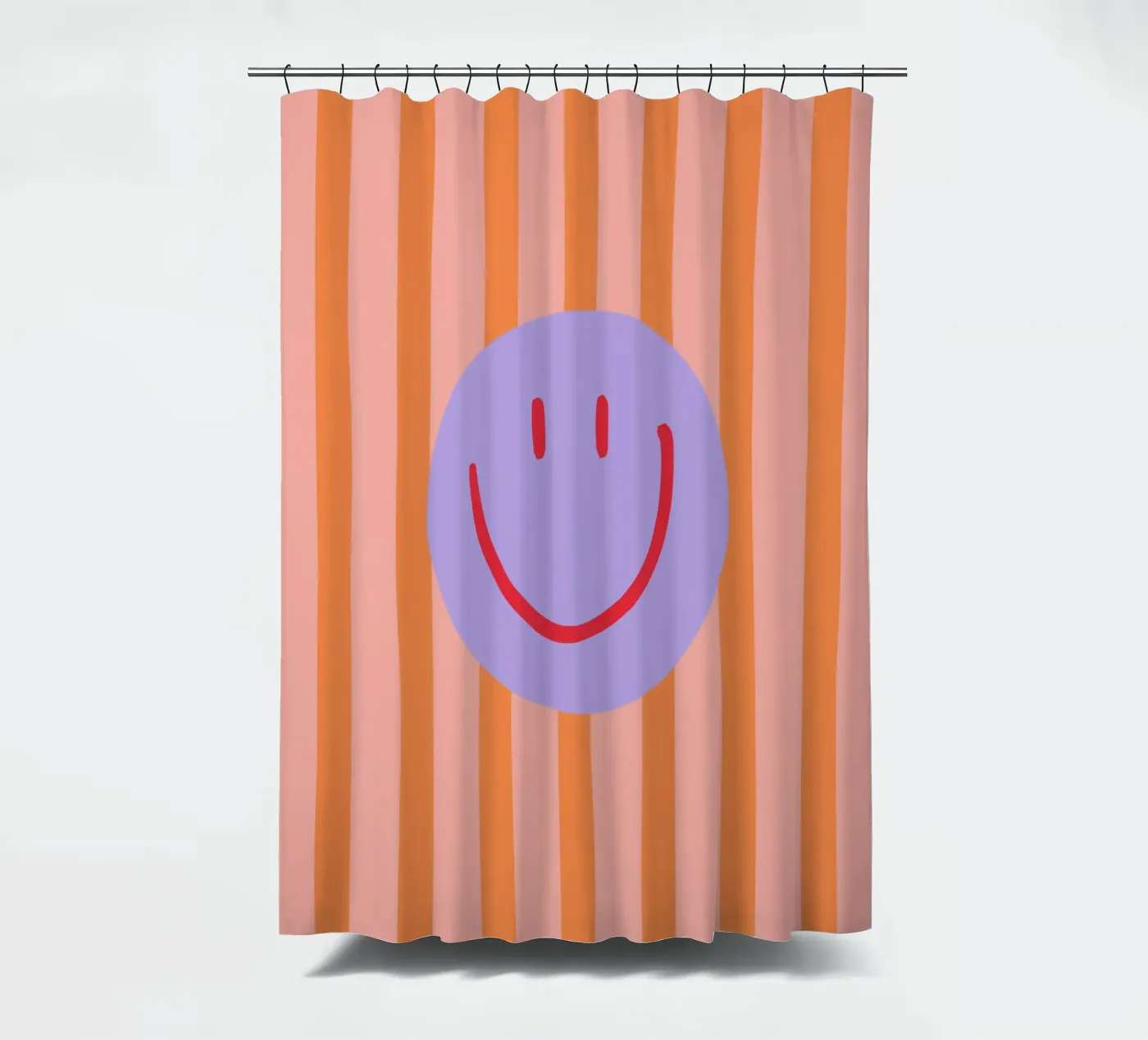 Smile Stripes shower curtain by KRUTH DESIGN