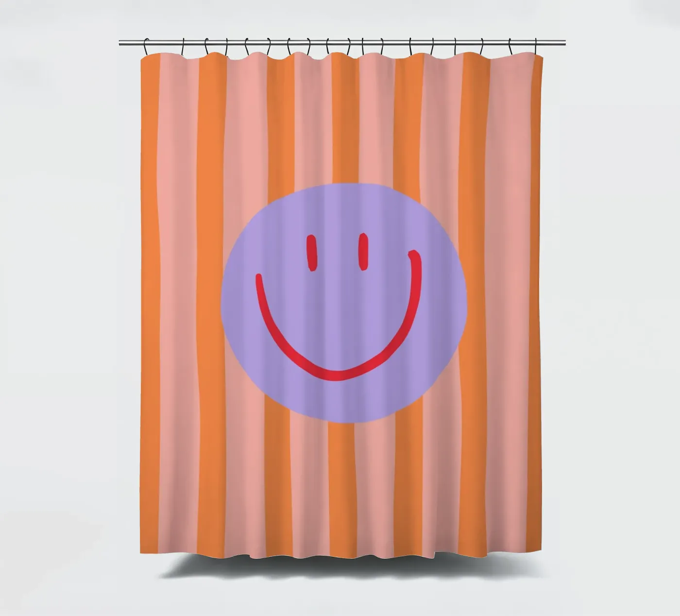 Smile Stripes shower curtain by KRUTH DESIGN