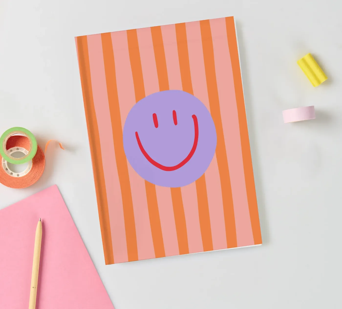 Smile Stripes Notizbuch von KRUTH DESIGN