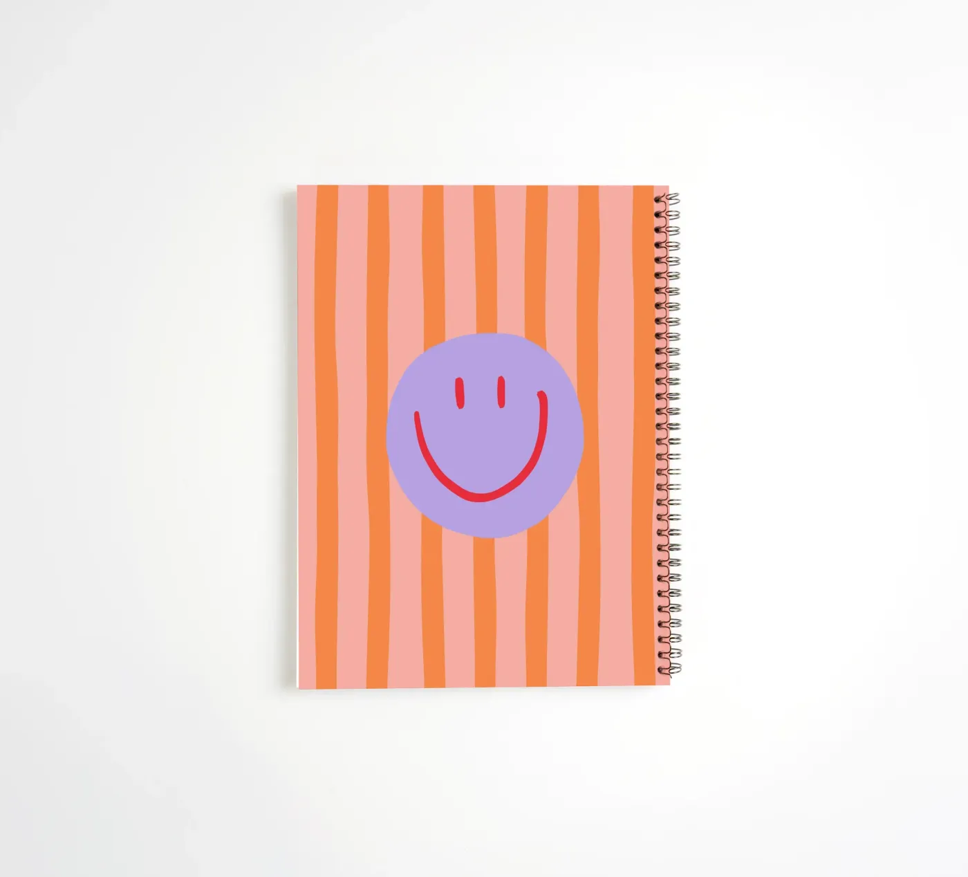 Smile Stripes spiral notebook by KRUTH DESIGN