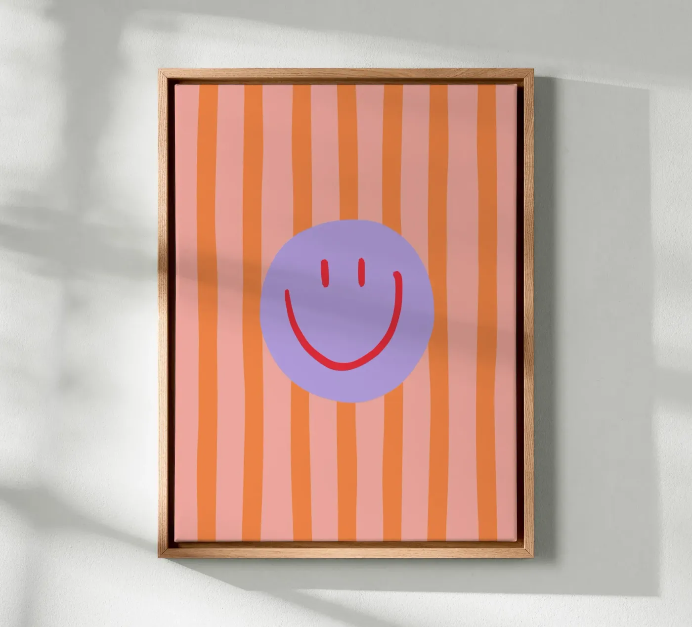 Smile Stripes Leinwand von KRUTH DESIGN