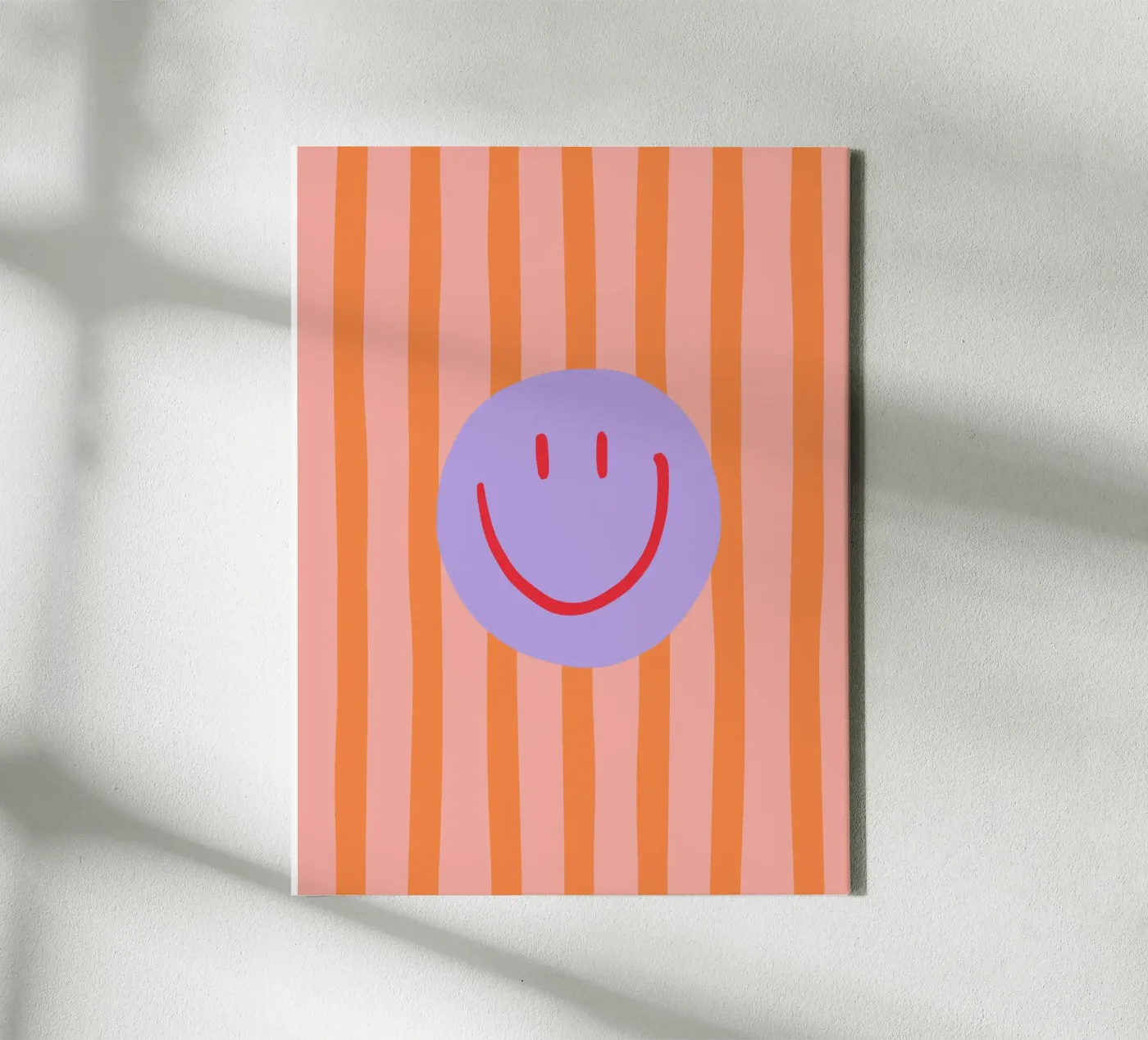 Smile Stripes Leinwand von KRUTH DESIGN