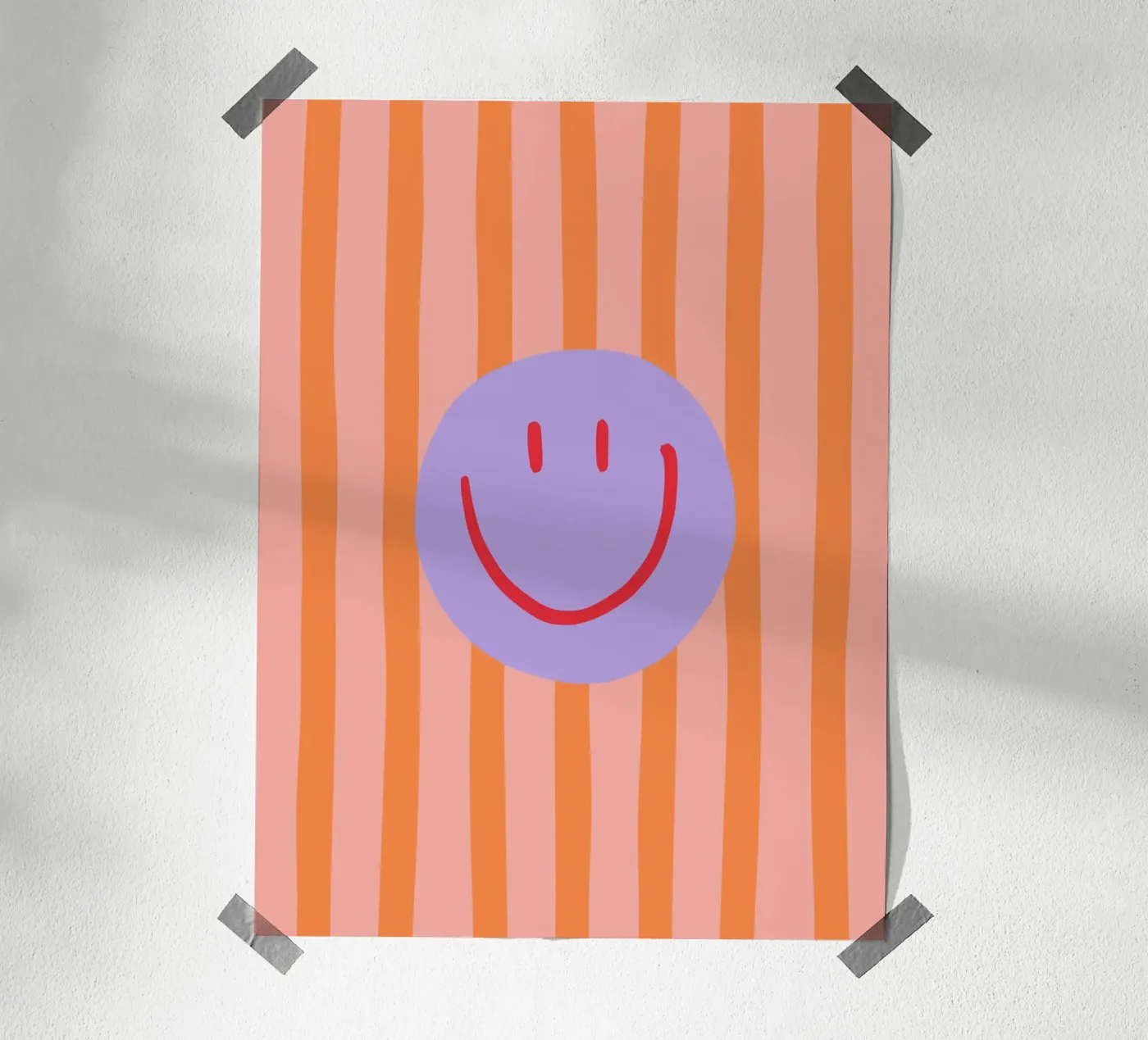 Smile Stripes poster da KRUTH DESIGN