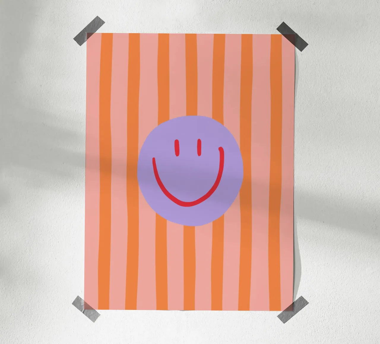 Smile Stripes poster da KRUTH DESIGN