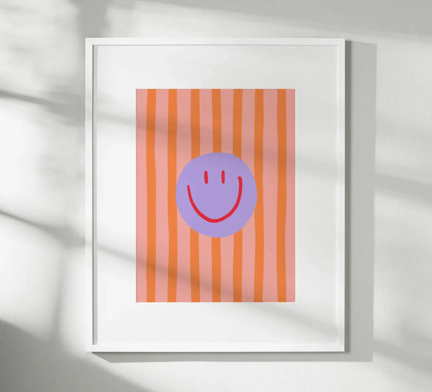 Smile Stripes poster da KRUTH DESIGN