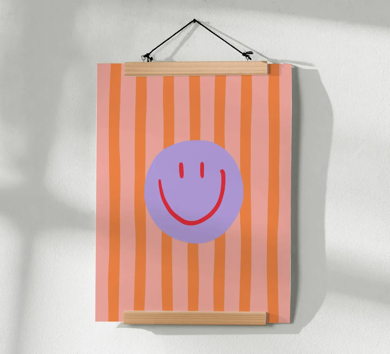 Smile Stripes poster da KRUTH DESIGN