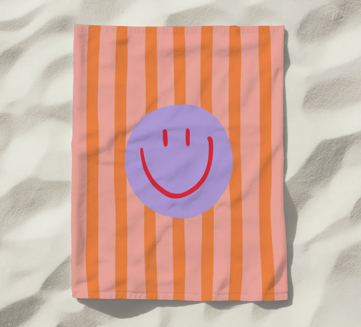 Smile Stripes Strandtuch von KRUTH DESIGN