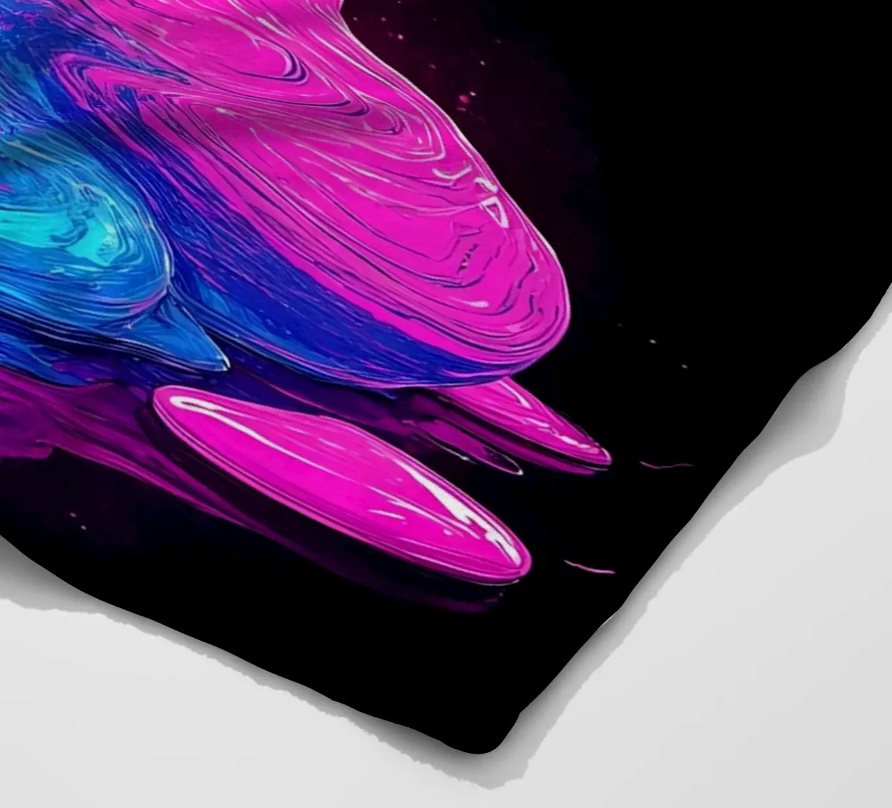 Ghiaccio colorato che si scioglie - Pop Art coperta in pile da ColorCrash Gallery