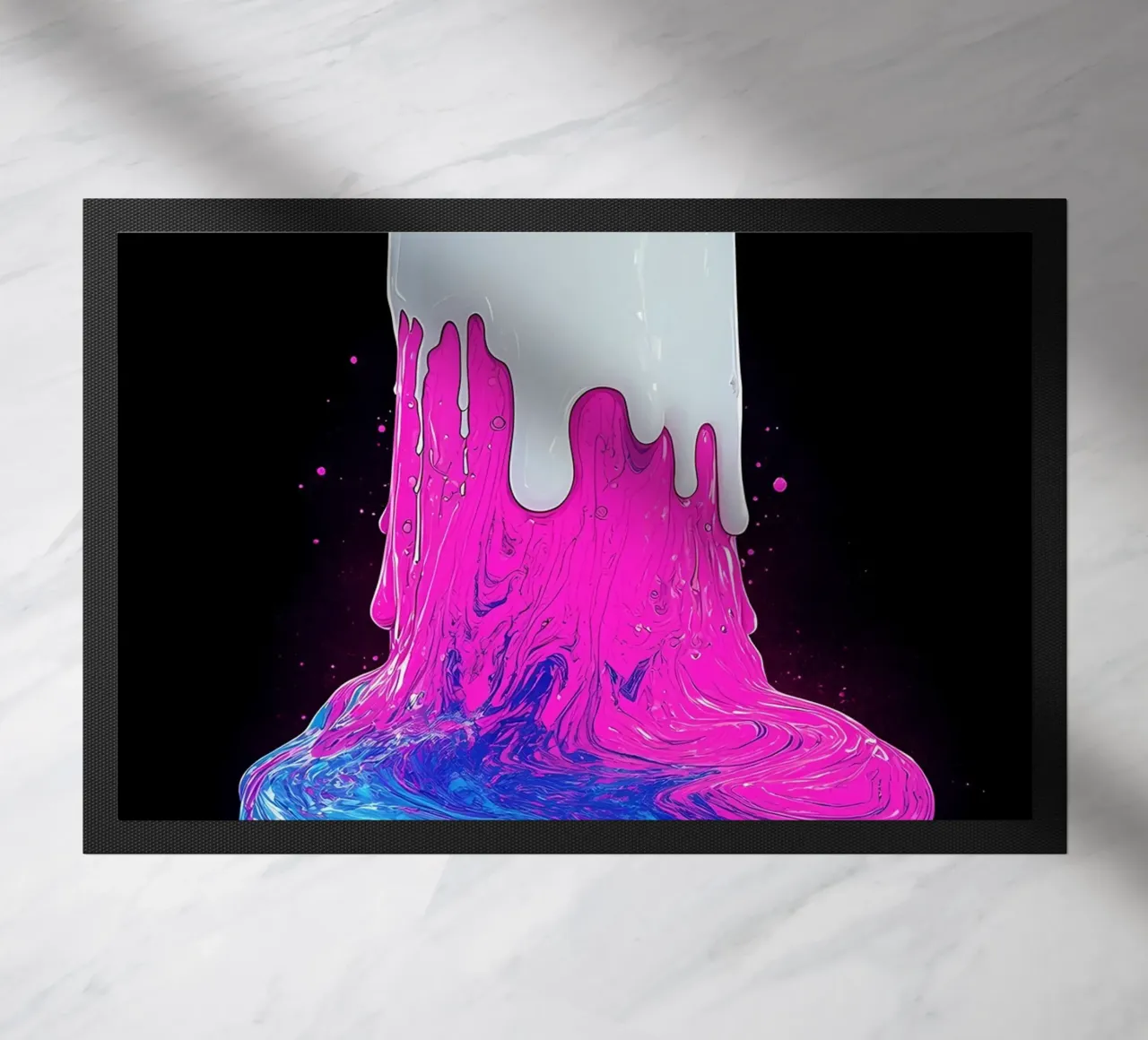 Ghiaccio colorato che si scioglie - Pop Art zerbino da ColorCrash Gallery