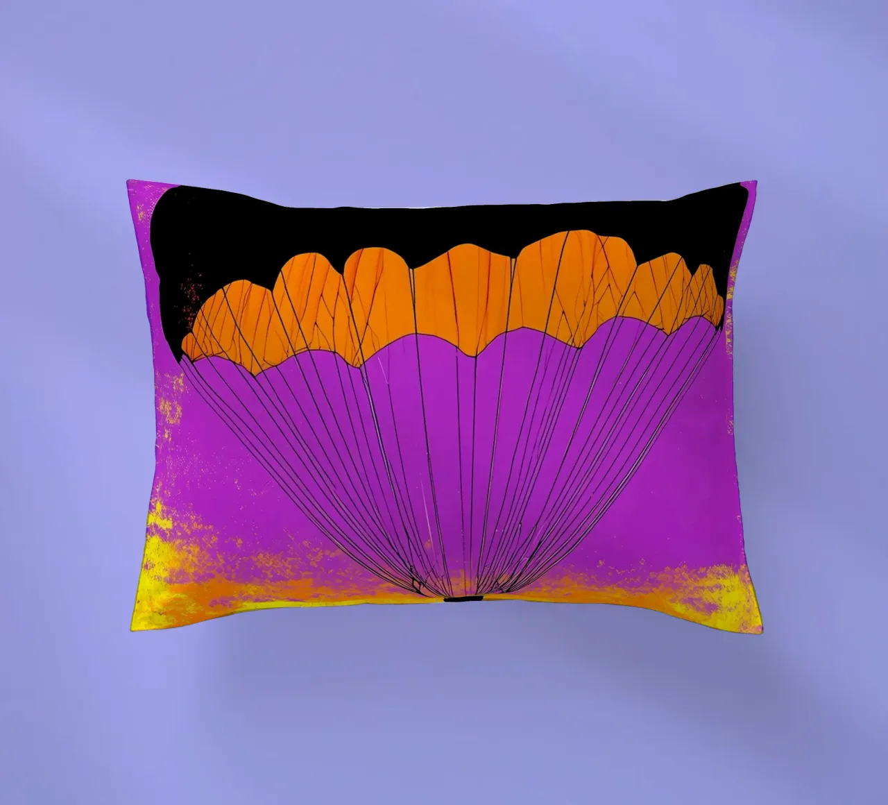 Paracadute - Pop Art cuscino da ColorCrash Gallery
