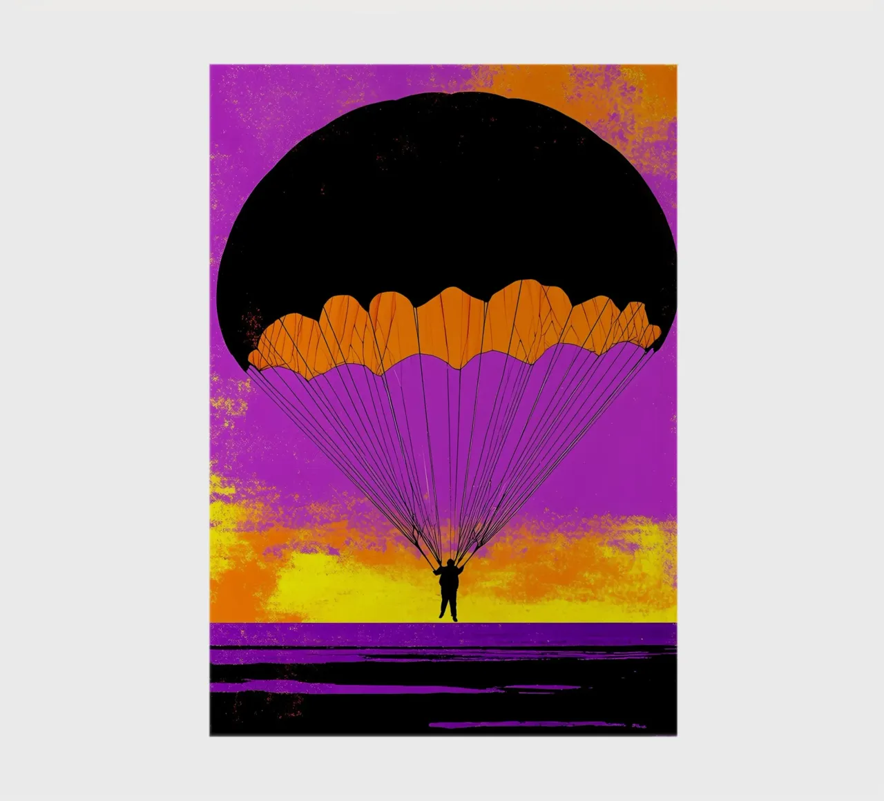 Parachute - Pop Art carnet de notes de ColorCrash Gallery