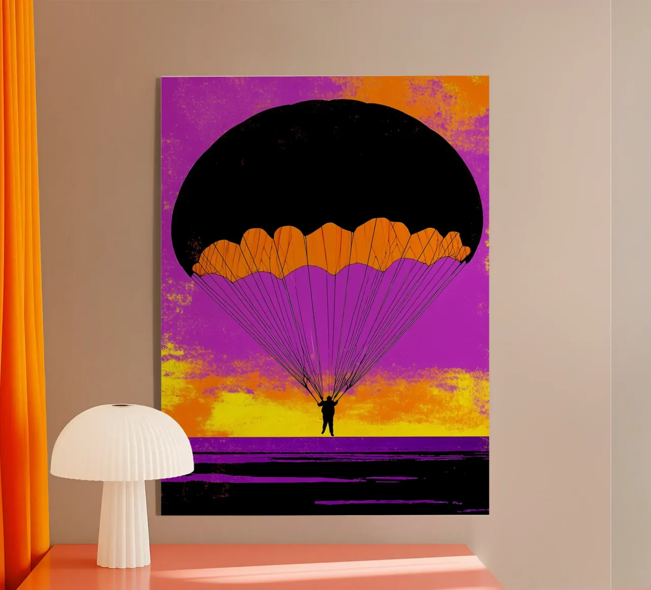 Paracadute - Pop Art plexiglass da ColorCrash Gallery