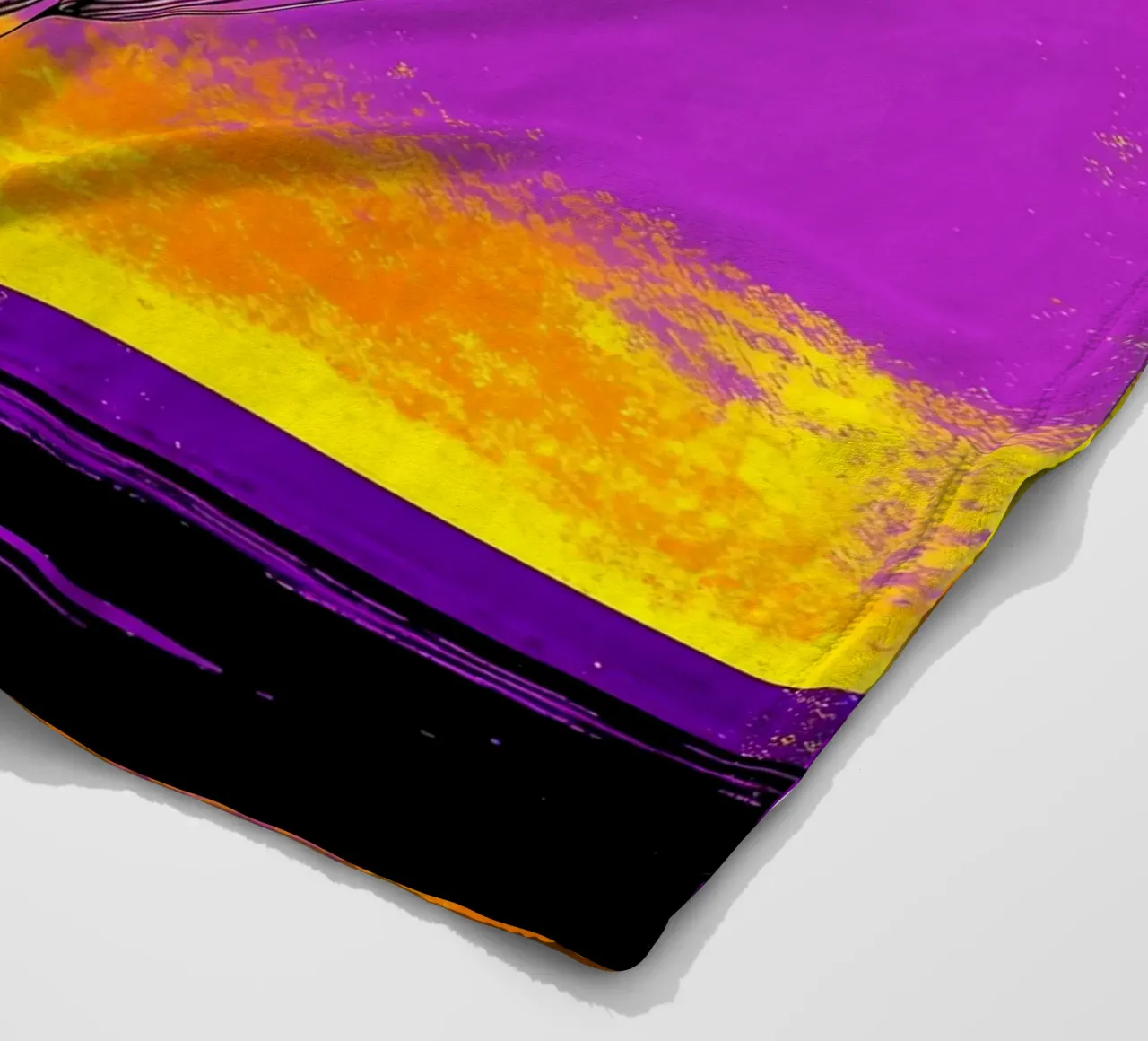 Paracadute - Pop Art coperta in pile da ColorCrash Gallery
