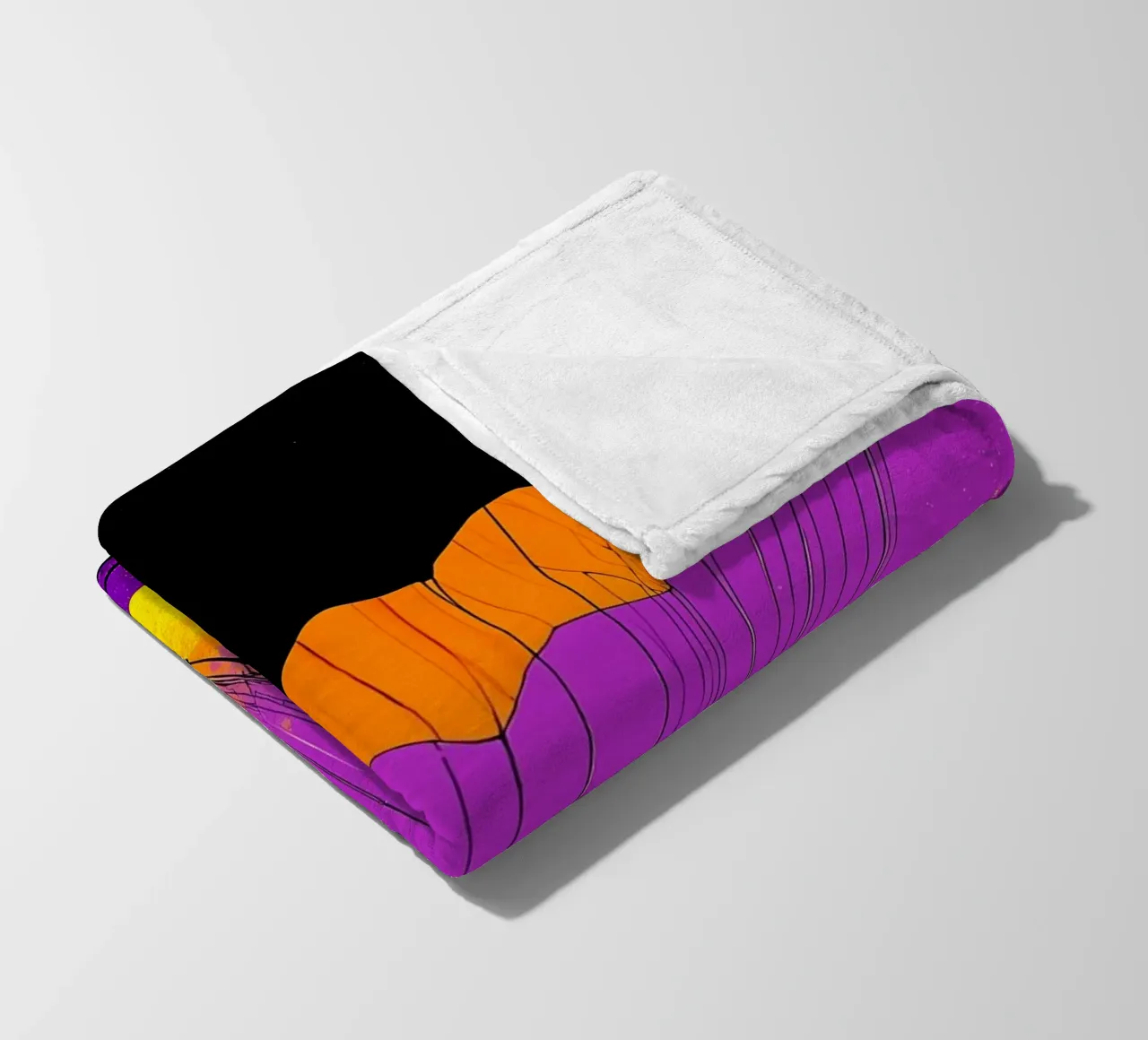 Paracadute - Pop Art coperta in pile da ColorCrash Gallery
