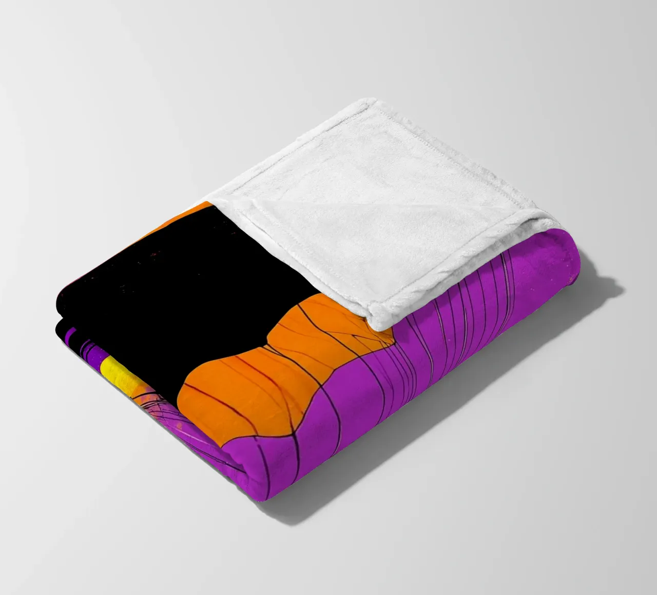 Paracadute - Pop Art coperta in pile da ColorCrash Gallery