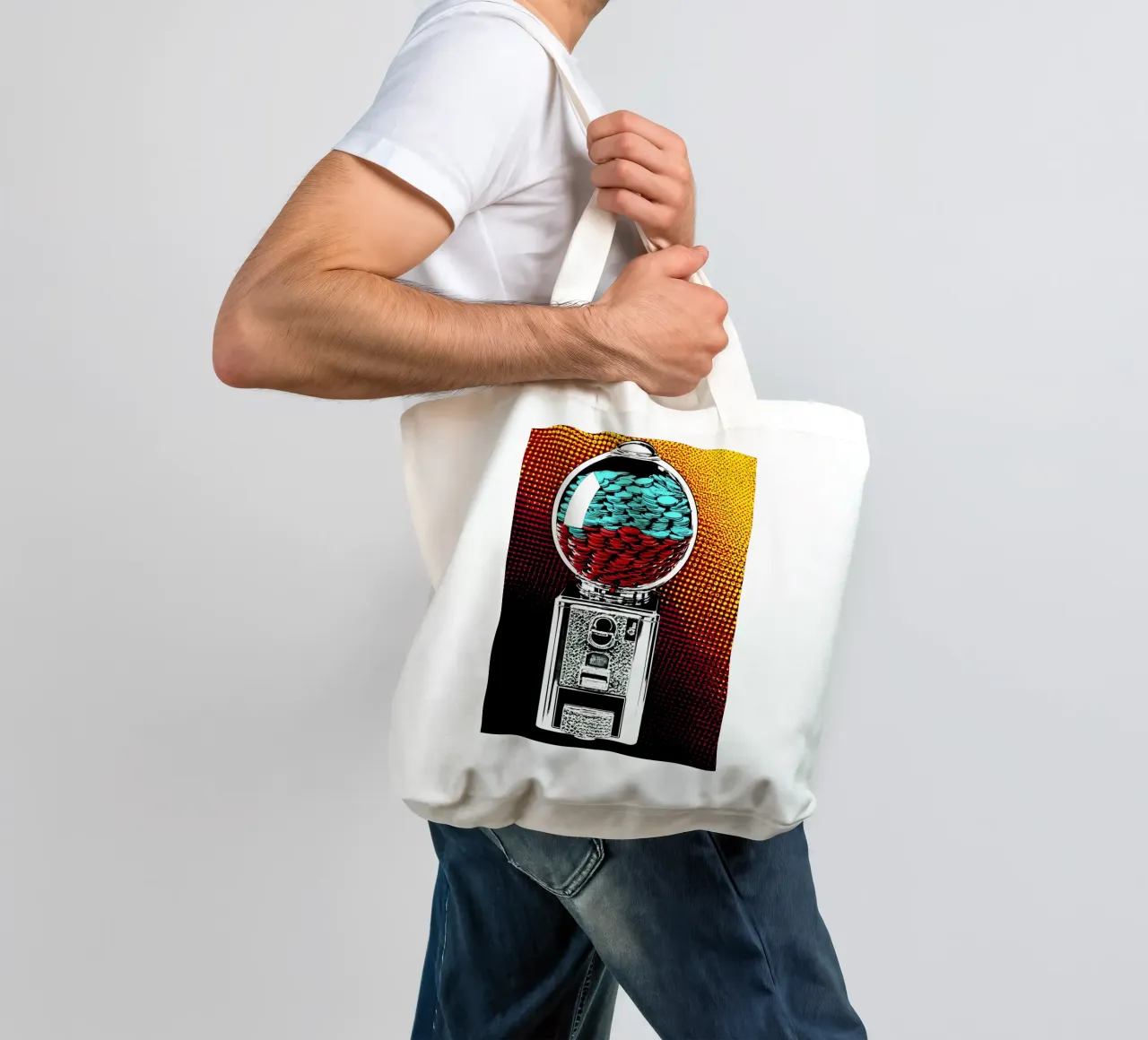Gumball Machine - Pop Art tote bag by ColorCrash Gallery