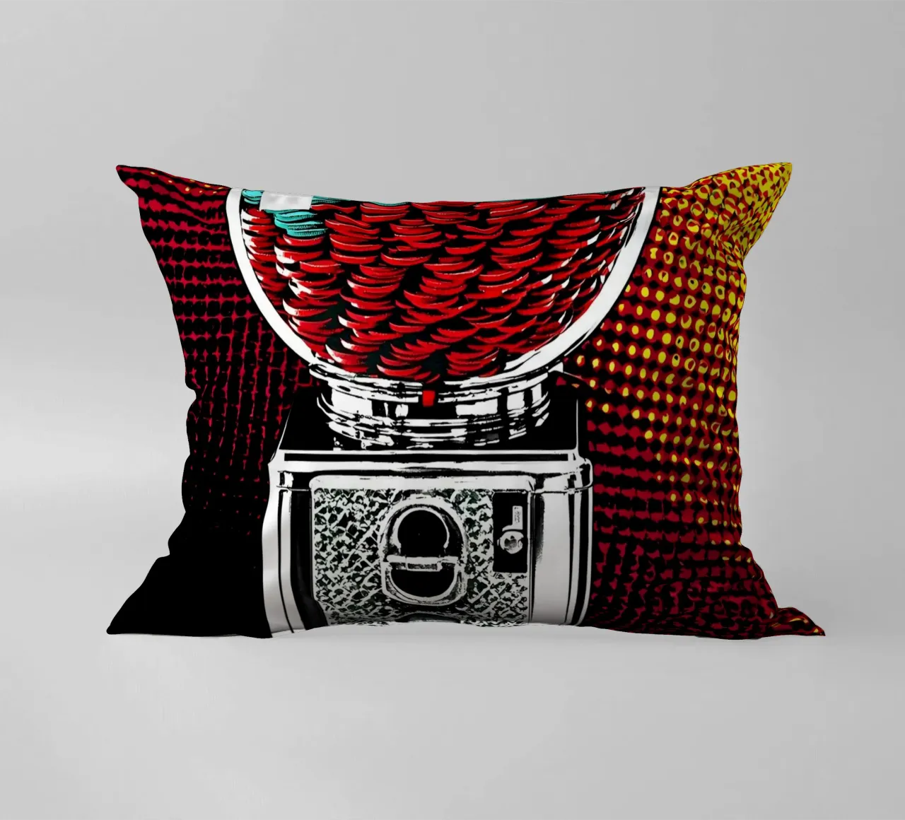 Macchina delle gomme - Pop Art cuscino da ColorCrash Gallery
