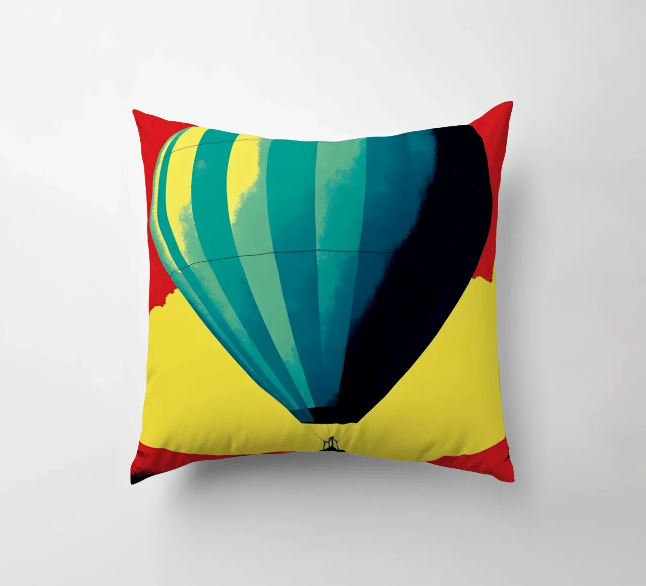 Mongolfiera - Pop Art cuscino da ColorCrash Gallery