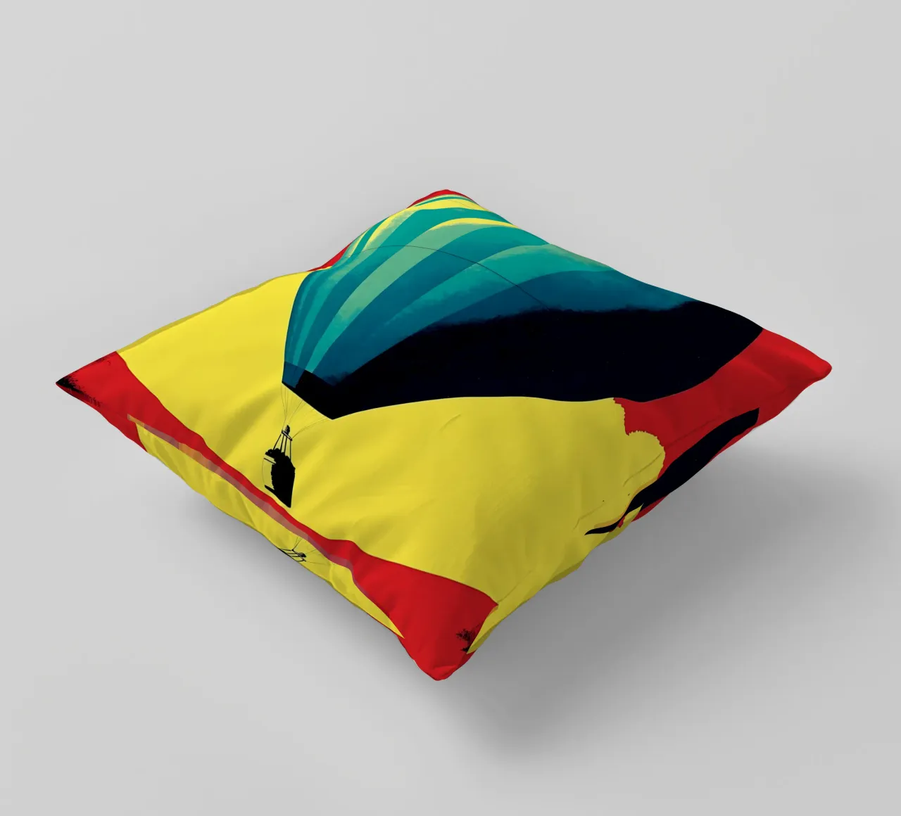 Mongolfiera - Pop Art cuscino da ColorCrash Gallery