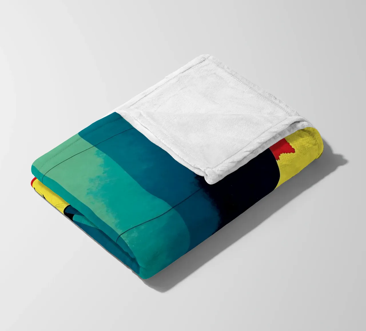 Mongolfiera - Pop Art coperta in pile da ColorCrash Gallery
