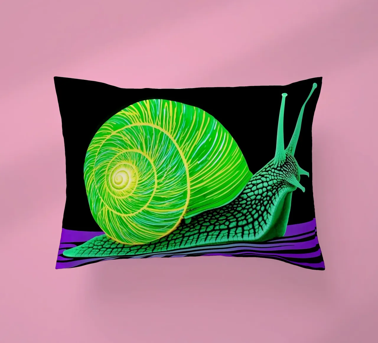 Lumaca - Pop Art cuscino da ColorCrash Gallery