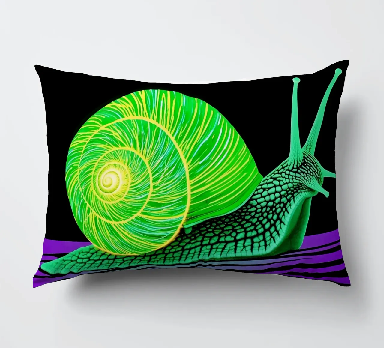 Lumaca - Pop Art cuscino da ColorCrash Gallery