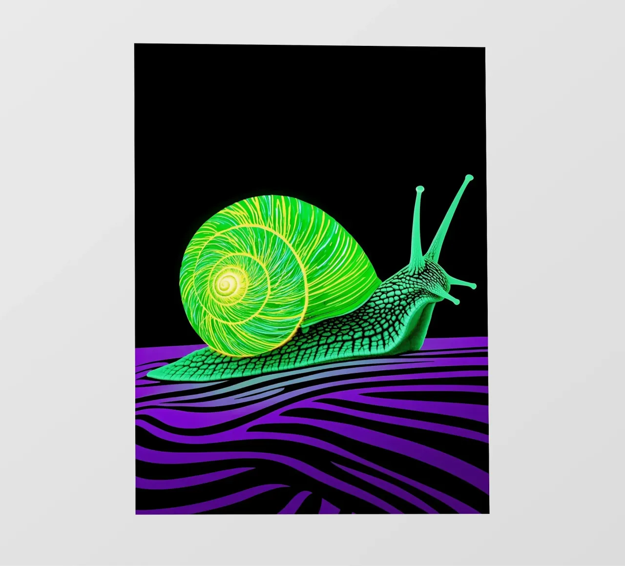 Lumaca - Pop Art pellicola backlit da ColorCrash Gallery