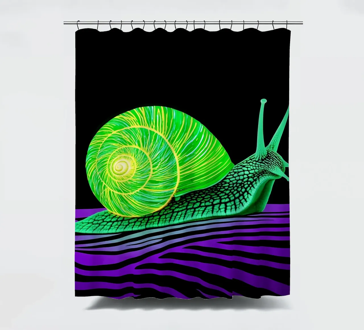 Lumaca - Pop Art tenda da doccia da ColorCrash Gallery