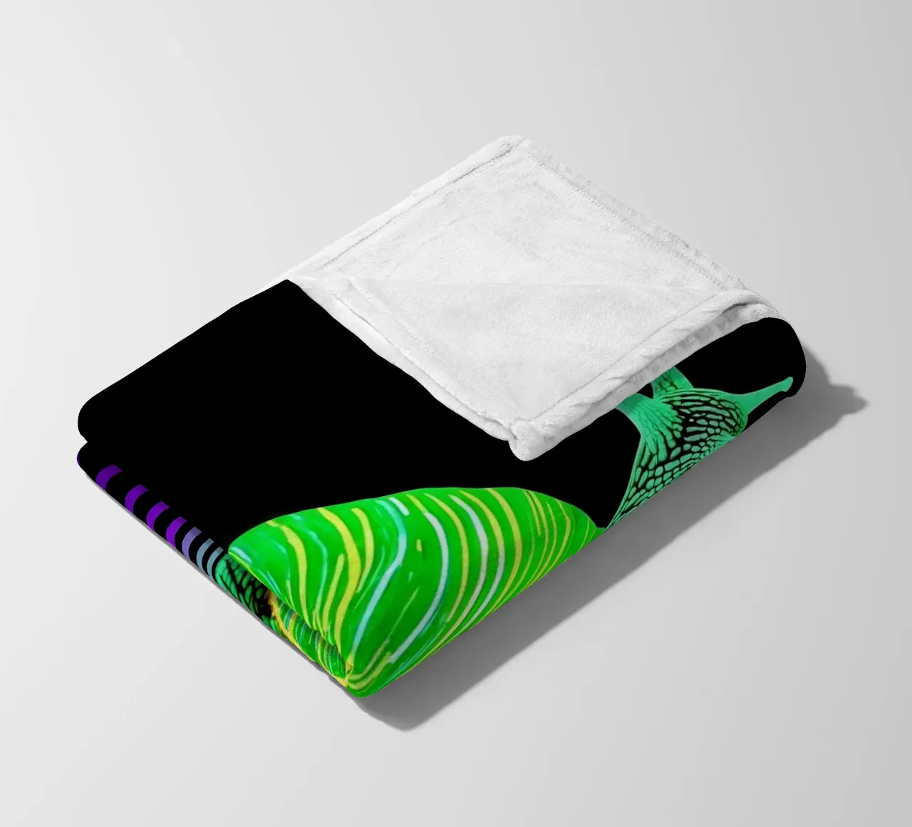 Lumaca - Pop Art coperta in pile da ColorCrash Gallery