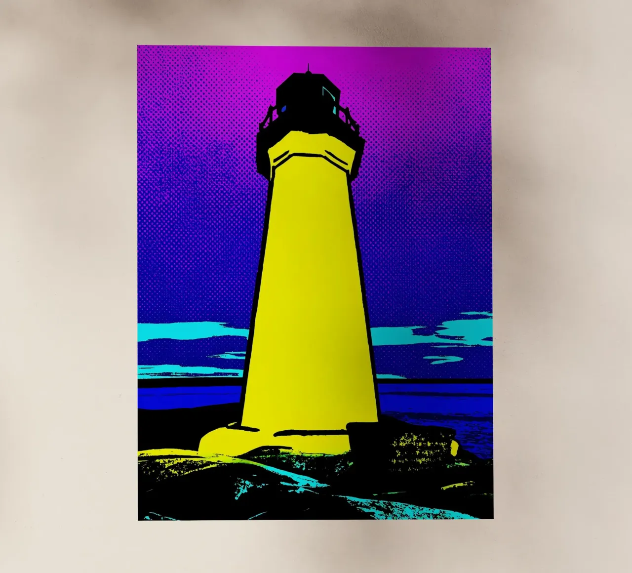 Faro - Pop Art pellicola backlit da ColorCrash Gallery