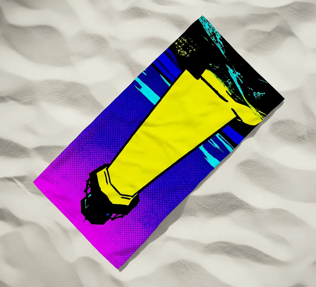 Faro - Pop Art telo mare da ColorCrash Gallery