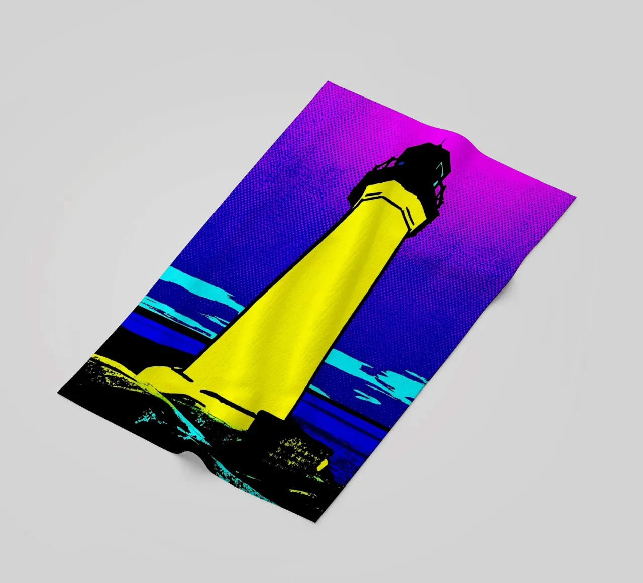 Faro - Pop Art telo mare da ColorCrash Gallery