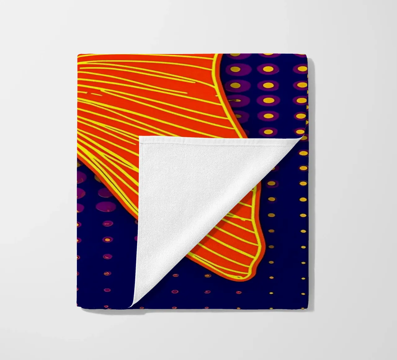 Pesce rosso - Pop Art telo mare da ColorCrash Gallery