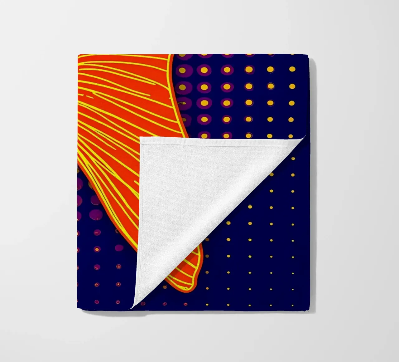 Pesce rosso - Pop Art telo mare da ColorCrash Gallery