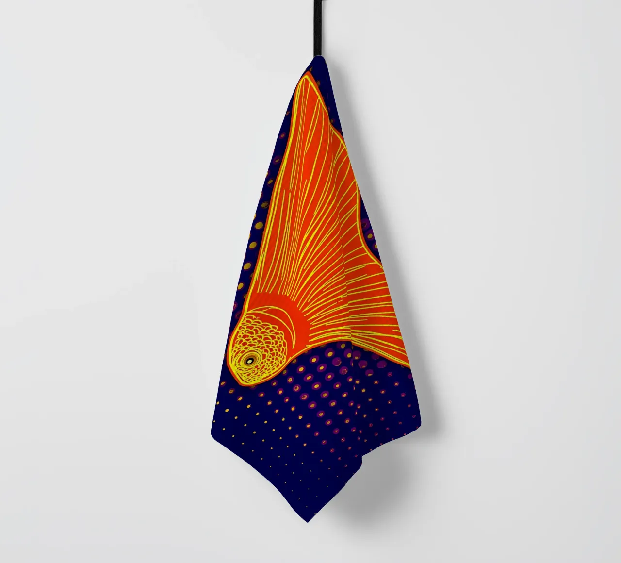 Pesce rosso - Pop Art canovaccio da cucina da ColorCrash Gallery