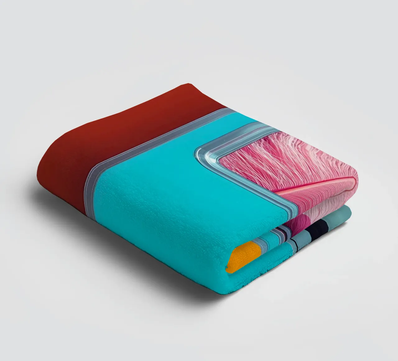 Feather In Vending Machine - Pop Art towel by ColorCrash Gallery