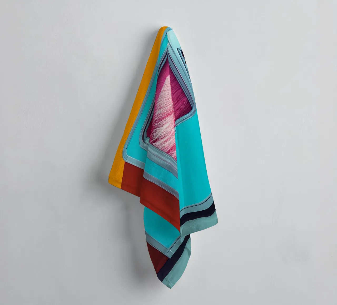 Piuma nel distributore automatico - Pop Art asciugamano da bagno da ColorCrash Gallery