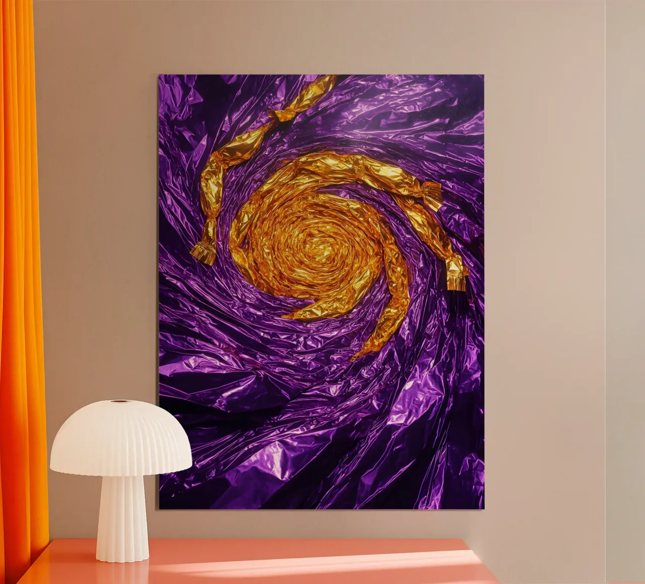 Avvolgimento a spirale - Pop Art poster da ColorCrash Gallery
