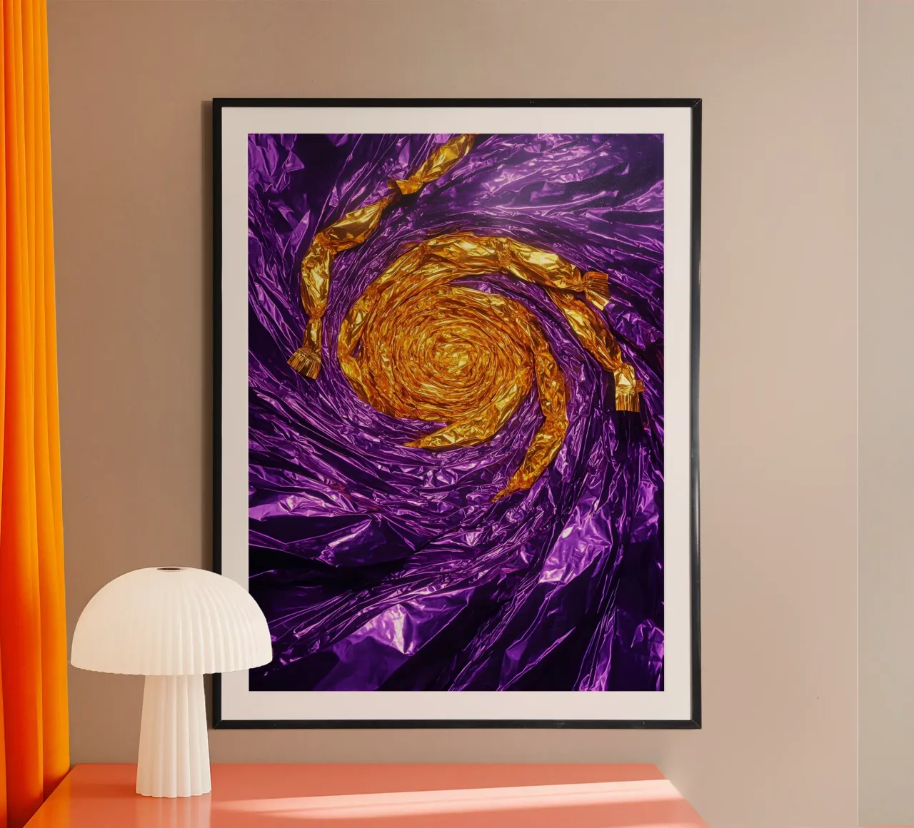 Avvolgimento a spirale - Pop Art poster da ColorCrash Gallery